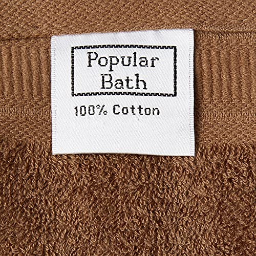 Popular Bath Bath Towels, Larissa Collection, 3-Piece Set, Rose Design - Image 3