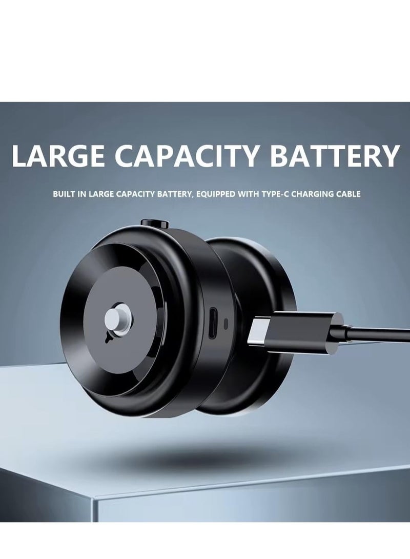 Magnetic Suction Phone Holder for Car, Mirror, and Gym (Black) - Image 4