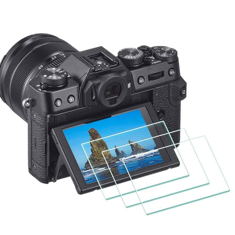 ULBTER Screen Protector for Fujifilm X-T30 II X-S10 X-T30 X-T20 X-T10 X-E3 Fuji XS10 XT30 XF10 XT100 X-A1 X-A2 ã€Not for X-S20ã€‘Camera,ULBTER 0.3mm 9H Hardness Tempered Glass Flim Anti-Scrach Anti-Fingerprint -3 Pack - Image 1