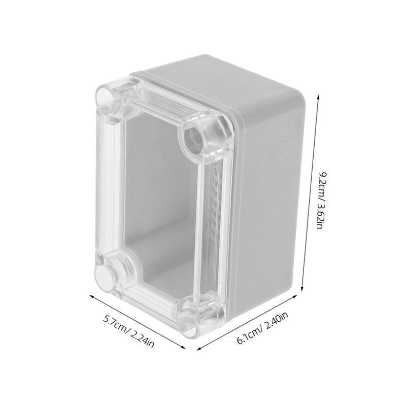 Waterproof IP68 Junction Box with Transparent Lid Screw Terminal Dustproof Project Enclosure Suitable for Outdoor DIY Electronics - Image 3
