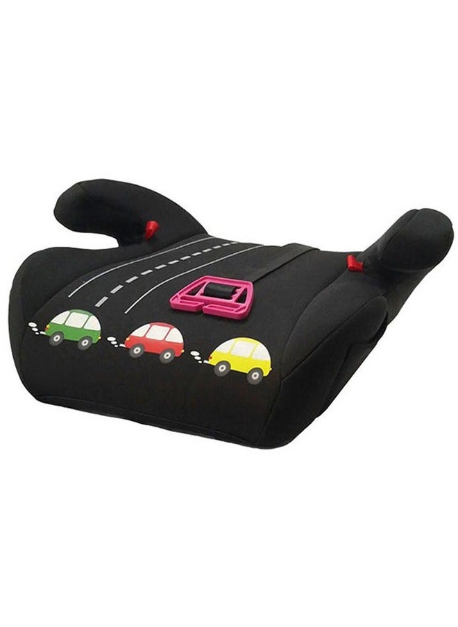 XiuWoo Car Seat Booster for Kids, Travel Booster Backless Seat for Car,Comfortable and Suitable for 4+ Years 22-36kg Kids,Black  - Image 1