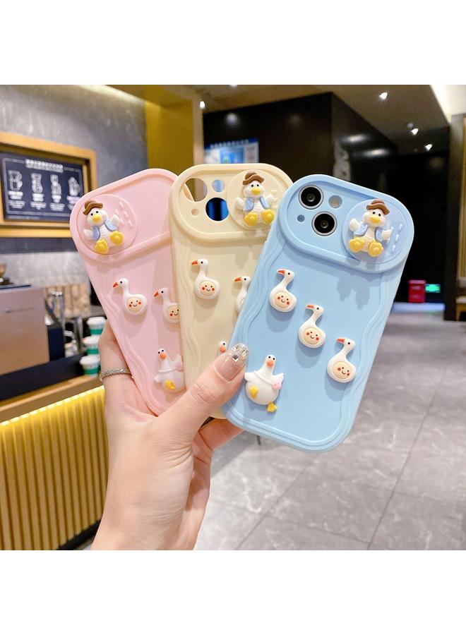 Zaboon Case For iPhone 13 Pro Max Creative 3D Duck Design Sliding Window Full Coverage Phone Case - Image 3