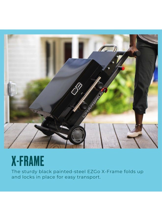 Charbroil Char-Broil 22" Performance Series™ Folding Cart 2-Burner Portable Propane Gas Griddle, Black - 463711223 - Image 2