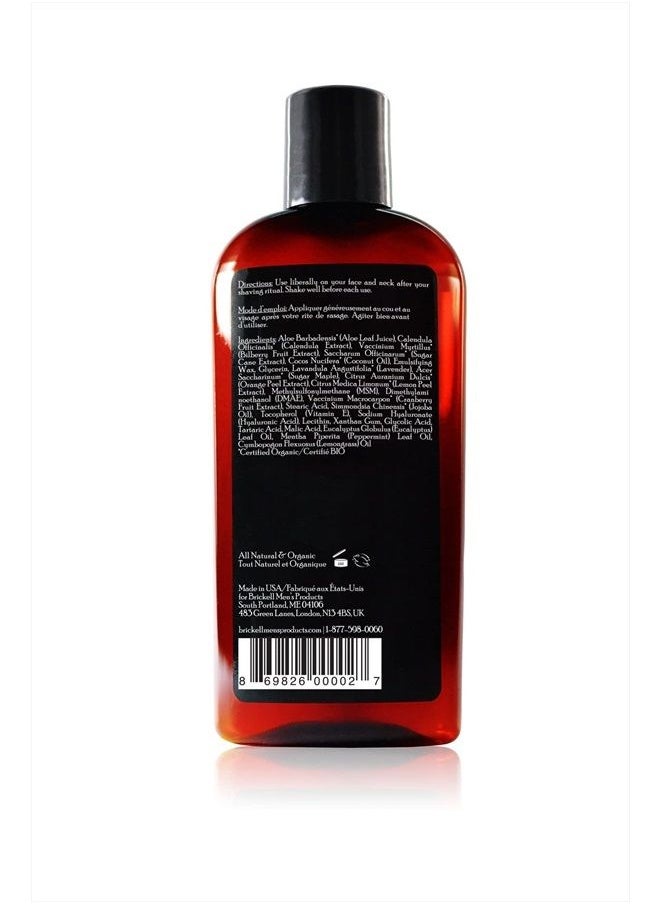 Brickell Men's Products - Instant Relief Aftershave for Men, Natural and Organic Soothing After Shave Balm to Prevent Razor Burn, 4 Ounce, Scented - Image 1