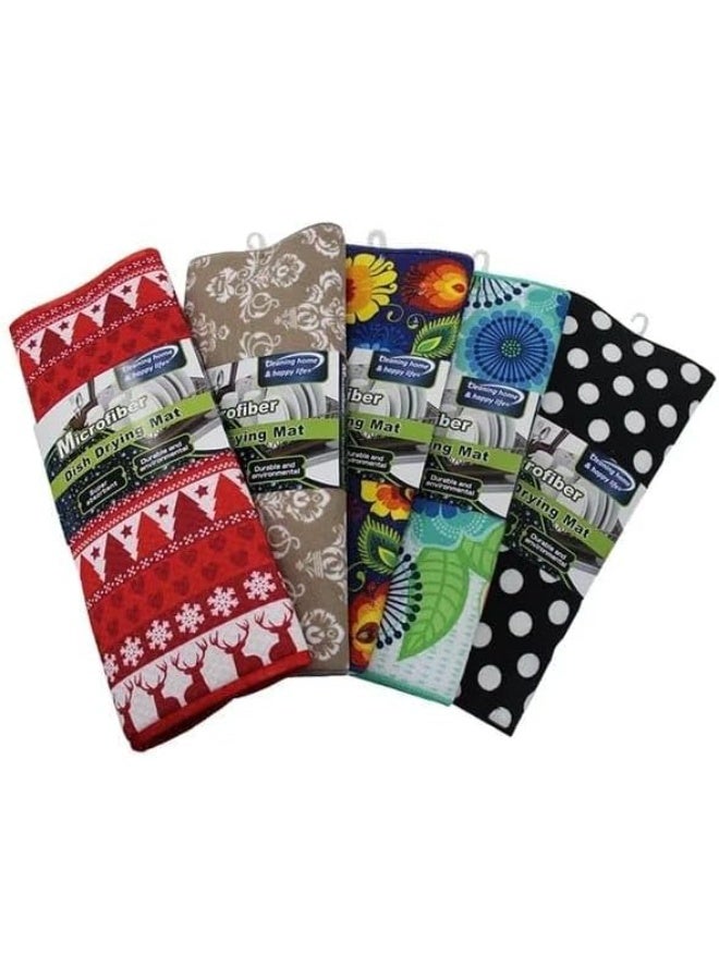 بساط تجفيف الأطباق من اجفا، مقاس 38 × 50 سم - متعدد الألوان - Image 2