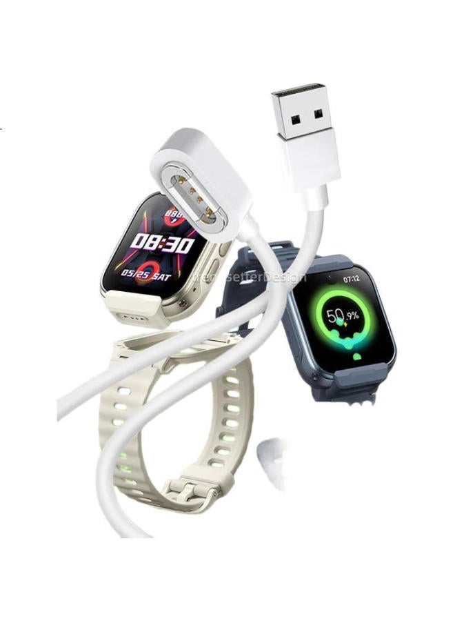 Win Potential Winqian Suitable For Mitu S1 Charging Cable, Children'S Phone Watch Magnetic Charger, Universal Usb Data Cable, Power Cord Accessories - Image 1