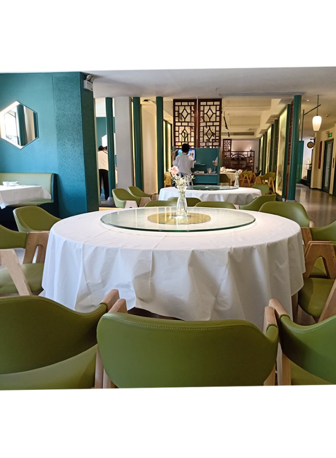 # Hotel Disposable Tablecloth Size 3 M To 1 M Thickened Waterproof Porcelain White Tablecloth Round-Color:Dark Brown Thickened 1.6x1.6m Coffee Window Grilles 10 Sheets/bag✓✓ - Image 2