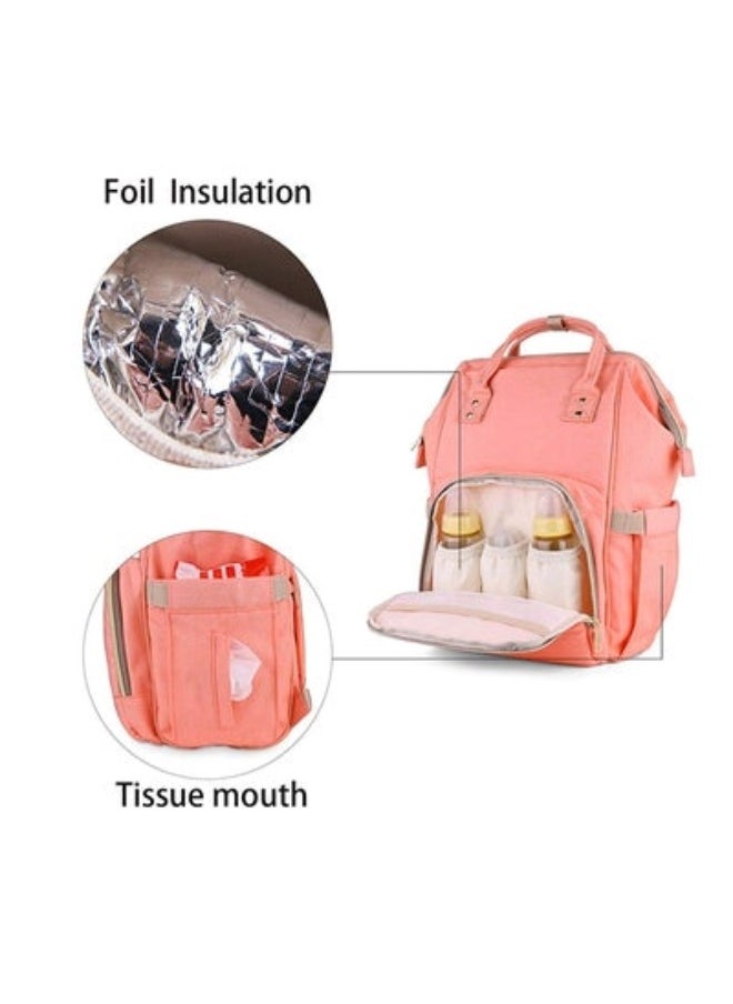 Generic - Baby Diaper Bag, Nursing Backpack, Maternity Travel Backpack, Designer Nappy Stroller Bag, Waterproof Multifunctional Travel Bag Featuring Multiple Pockets - Image 1