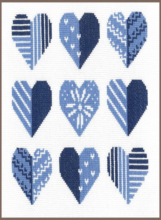 Vervaco Cross Stitch, Hearts (14 Count)