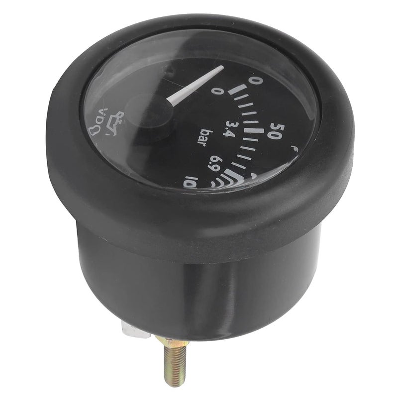 Oil Pressure Gauge 52mm 0-150psi for Engine, Generator, Plastic Housing, Pointer and Digital Display -, Easy Installation, Suitable for Machinery and (DC12V) - Image 4