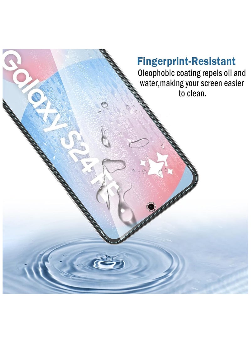 TWEGGON Screen Protector for Samsung S24 FE, Tempered Glass Screen Protector for Samsung Galaxy S24 FE 6.7" Clear  - Image 2
