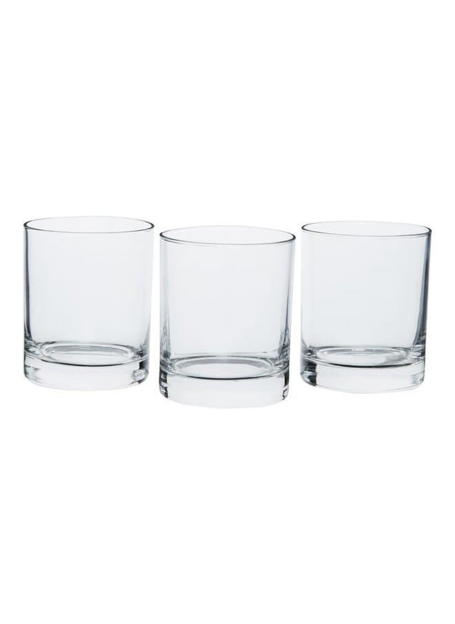 Bormioli Rocco Rocco 3Piece Water Glass Set Clear 250Ml 