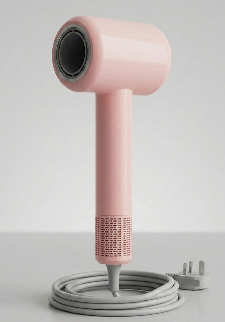 NeverEnd High-Speed Brushless Motor Hair Dryer With Negative Ion Technology 1600W Pink - Image 1
