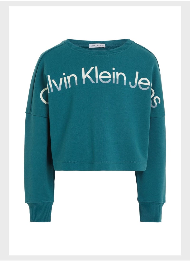 Calvin Klein Jeans - Kids Crew Neck Sweatshirt - Image 1