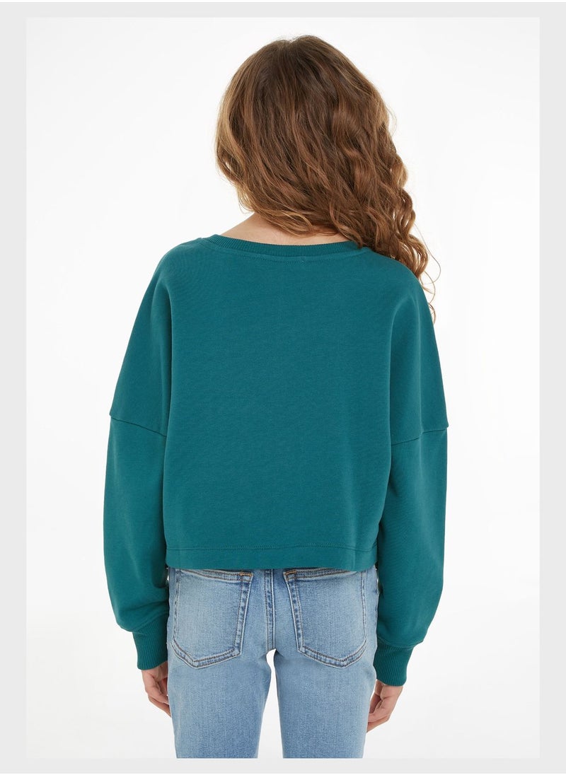 Calvin Klein Jeans - Kids Crew Neck Sweatshirt - Image 1