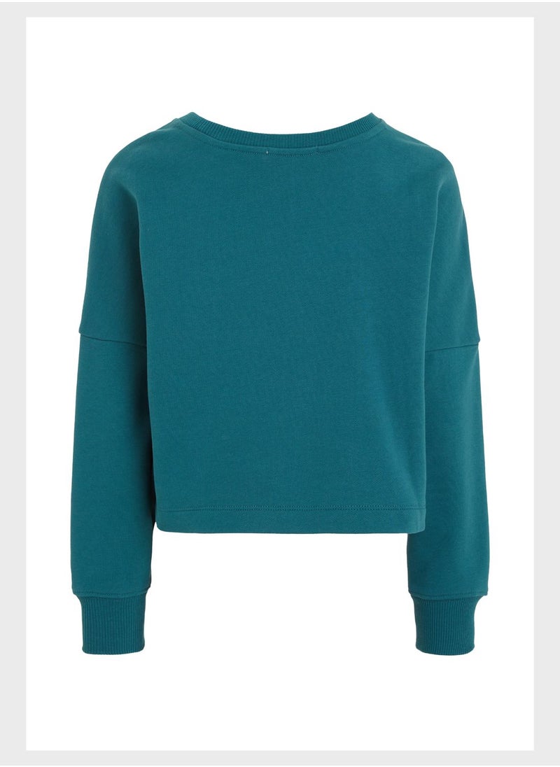 Calvin Klein Jeans - Kids Crew Neck Sweatshirt - Image 1