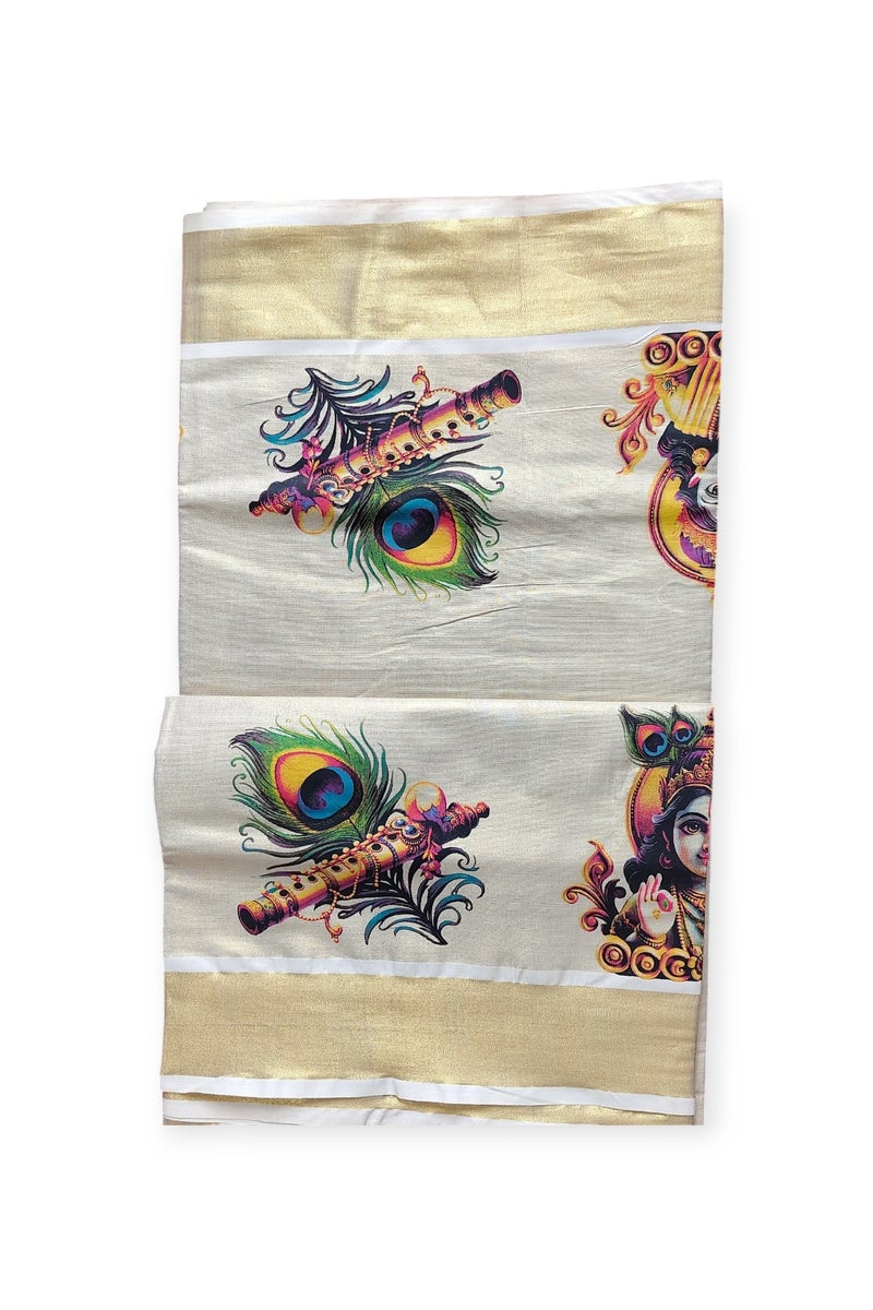 Kasavu Saree - Image 3