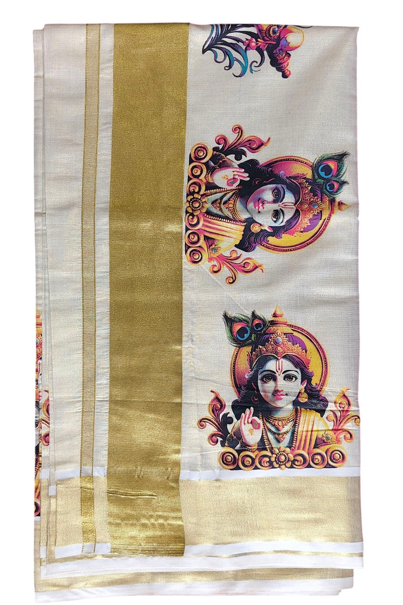 Kasavu Saree - Image 2
