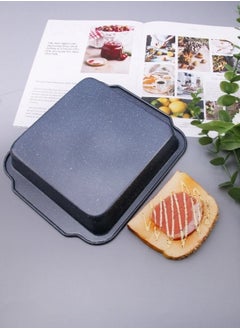 ALMUFARREJ Two square granite cake molds of different sizes 30 * 26.8 & 26.7 * 23.3 cm  - Image 4