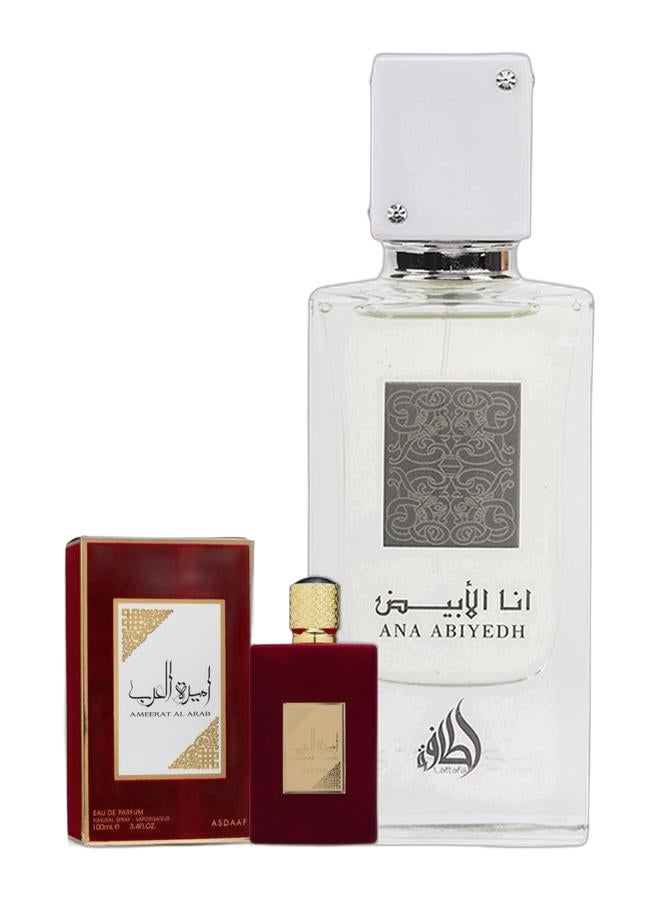 Lattafa Ameerat Al Arab EDP 100ml & Ana Abiyedh EDP 60ml Bundle - Image 1