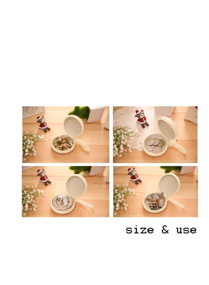 Excefore Mini Coin Purse for Kids, Expression Wallet Key Holder Clutch Bags, Coin, Tray, Headphones, Data Cable Mini Storage Package, Gift for Boy and Girls (6 Pcs Random) - Image 3