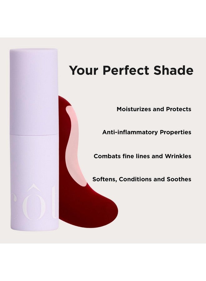 Cote Shop Côte Tempted Peptide Lip Shine - Warm Berry Lip Gloss for Bold Color & Hydration - Vegan, Cruelty-Free, Anti-Aging with Shea Butter & Hyaluronic Acid - Long-Lasting, Smooth, Moisturizing Shine - Image 5