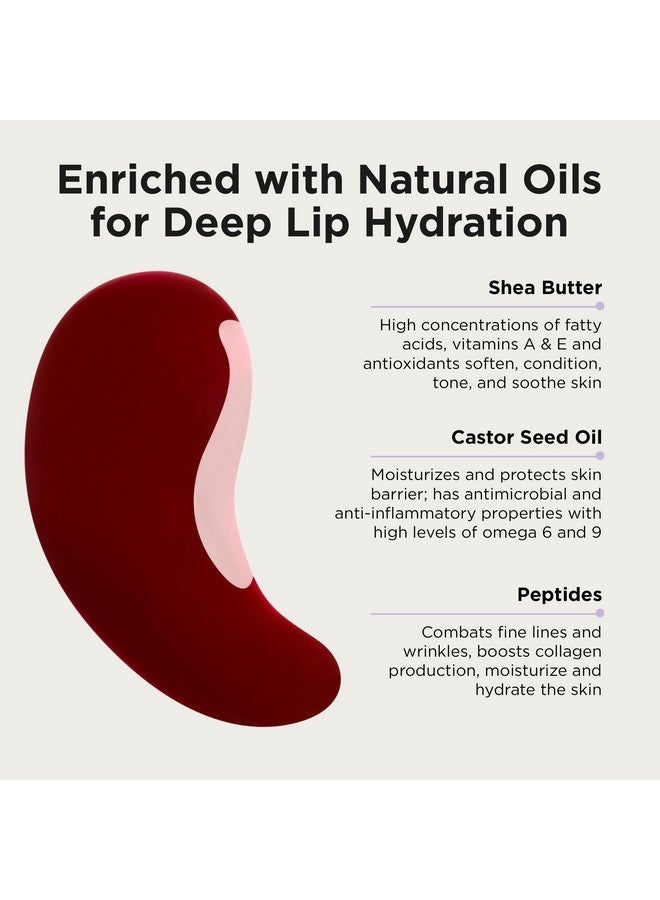 Cote Shop Côte Tempted Peptide Lip Shine - Warm Berry Lip Gloss for Bold Color & Hydration - Vegan, Cruelty-Free, Anti-Aging with Shea Butter & Hyaluronic Acid - Long-Lasting, Smooth, Moisturizing Shine - Image 2