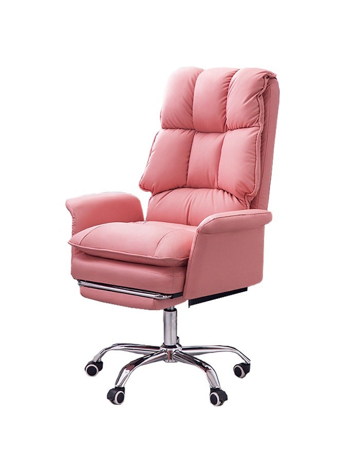 Tanwer Computer Chair, Leisure Lazy Chair, Study Chair, Office Chair, Sofa Chair, Comfortable Sitting for Long Time, Esports Chair, Pink Game Chair - Image 1