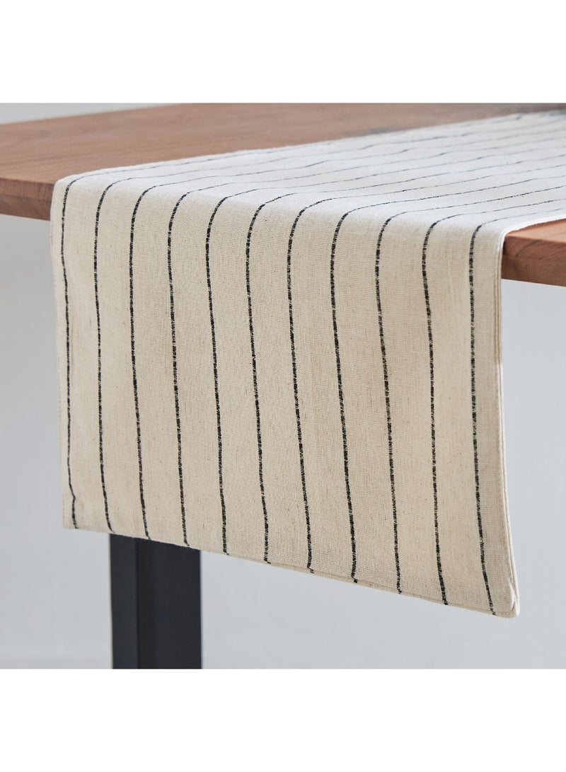Home Box Noir Stripe Table Runner 120 x 33 cm  - Image 3