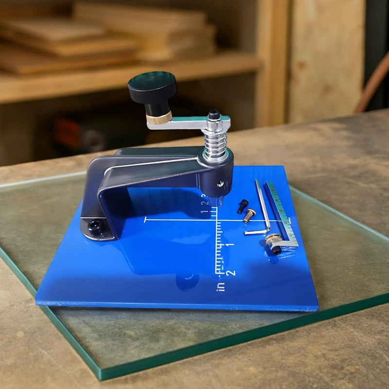Alloy Head Glass Cutting Tool Adjustable 360 Degree Round Hole Cutter with Ruler for Ceramic Glass Jewelry - Image 3