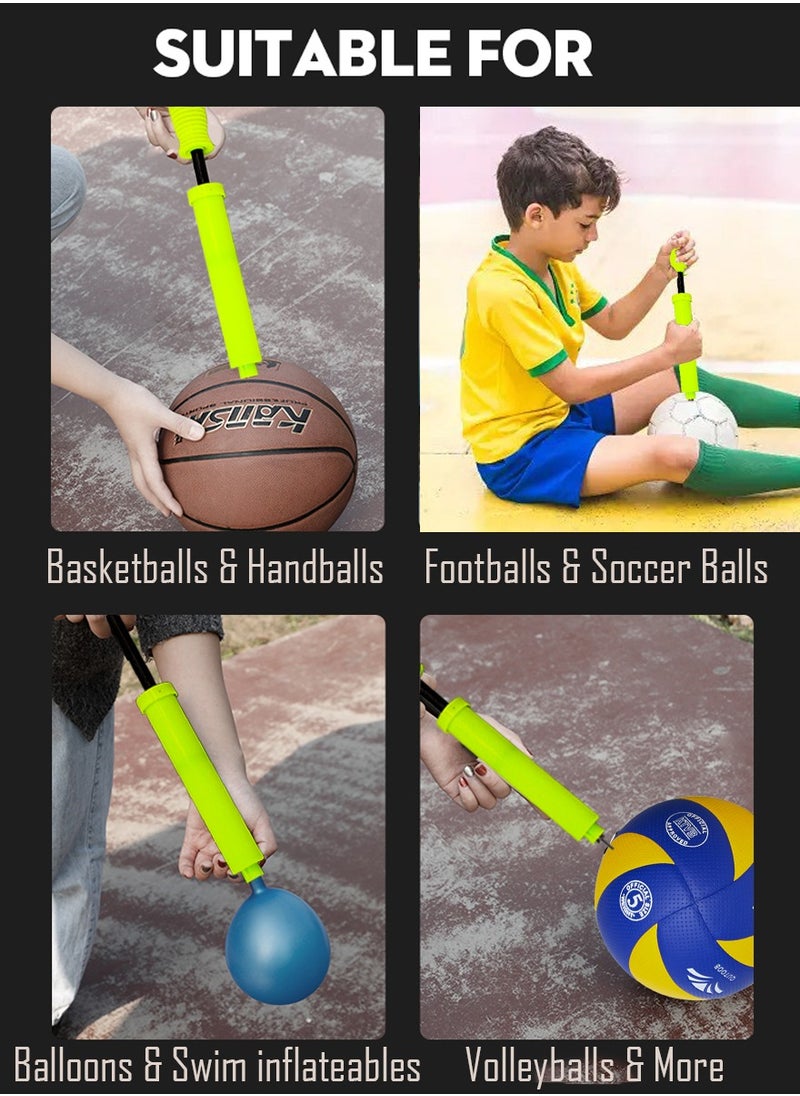 BAIMEI - Air Pump - Air Pump for Football - Air Pump For Basketballs and Volleyballs, Air Inflator Hand Air Pump For Swim Inflatables, Balloons, Balls - Ball Pump With Needle, Convenient and Efficient - Image 1