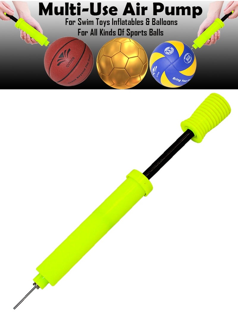 BAIMEI - Air Pump - Air Pump for Football - Air Pump For Basketballs and Volleyballs, Air Inflator Hand Air Pump For Swim Inflatables, Balloons, Balls - Ball Pump With Needle, Convenient and Efficient - Image 1