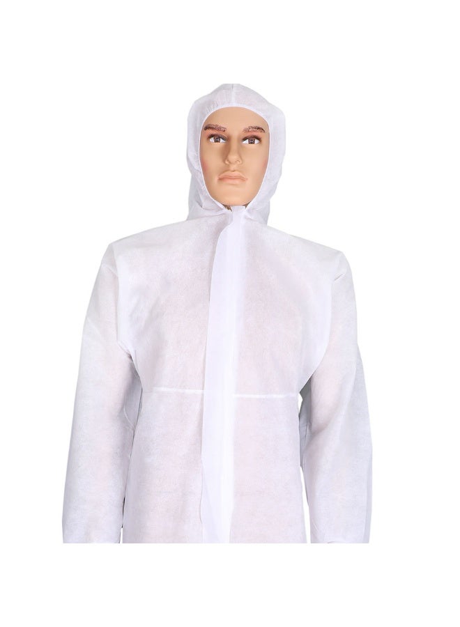 Vaultex Vaultex MOH Disposable Coverall 50GSM, White, Medium  - Image 2
