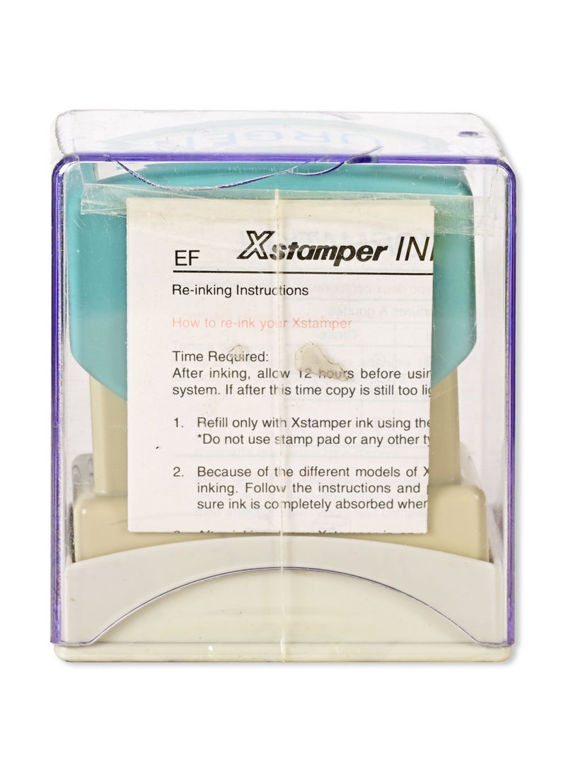 Xstamper - Artline X-Stamper "URGENT" for Office Business Supplies, Ink Blue - ARXTCXC1103-1PC - Image 1