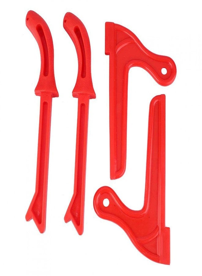 Saycker 4 Pack Safety Push Sticks, Straight Table Saw Push Blocks and V Style Push Sticks, Wood Working Push Stick Set, Hand Protection for Table Saw Band Saws Router Table Carpentry Woodworking - Image 1