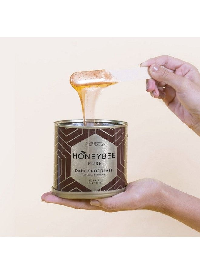 HONEYBEE Pure Dark Chocolate Wax ; For Legs Arms Underarms Bikini ; At Home Quick And Easy Hair Removal ; For Sensitive Skin (600 Gm)  - Image 3