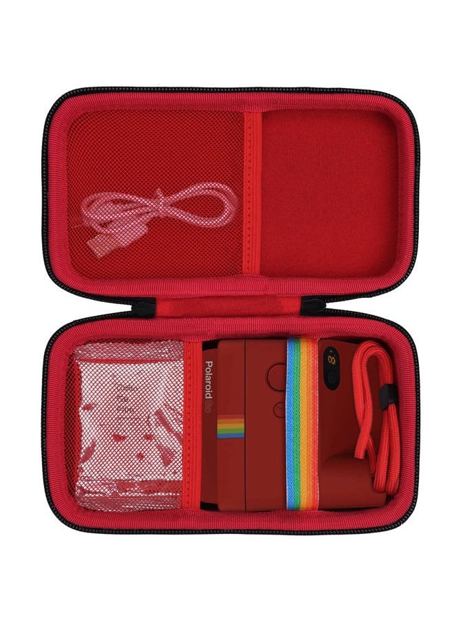 Hard Travel Case Replacement for Polaroid Go (9035/9071/9070) / Polaroid Go Generation 2 - Mini Instant Film Camera(9147/9096/9098/9097), Case Only.(Red)
