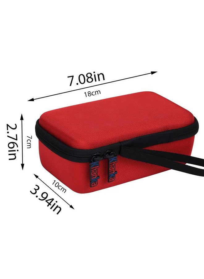 Khanka Hard Travel Case Replacement for Polaroid Go (9035/9071/9070) / Polaroid Go Generation 2 - Mini Instant Film Camera(9147/9096/9098/9097), Case Only.(Red)  - Image 3