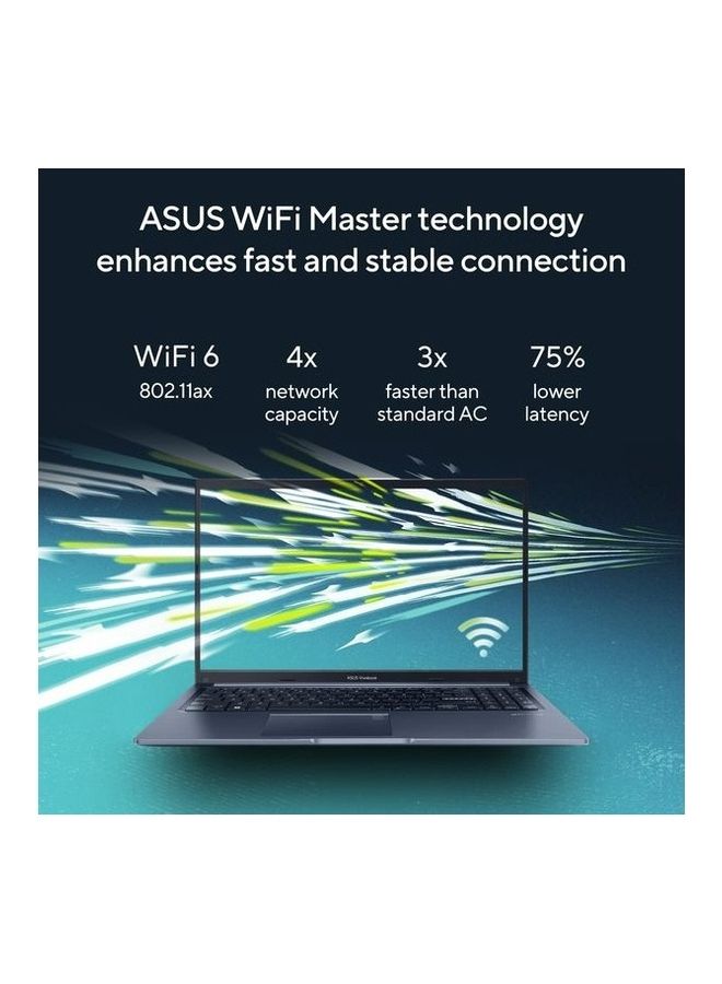 أسوس Vivobook 15 كمبيوتر محمول الجيل الثاني عشر Intel Core I7-12700H 15.6 بوصة Fhd 512 جيجا بايت SSD 16 جيجا بايت رام مشترك Intel Iris Xe Graphics Windows 11 Home - Image 4