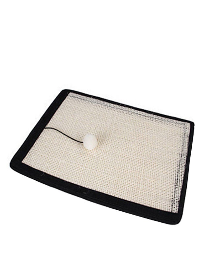 NIBEMINENT Furniture Chair Protector Cat Scratch Mat Beige/Black 40 x 29cm - Image 1
