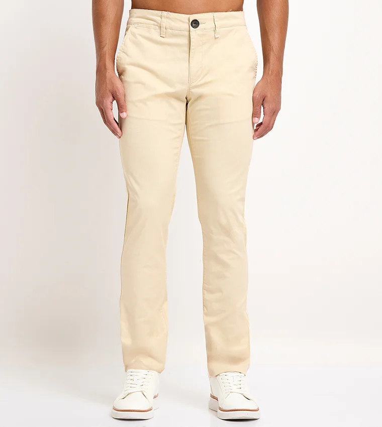 بيفرلي هيلز بولو كلوب بنطلون بقصة ضيقة بخصر متوسط