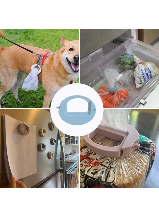 هومستر خزانات ختم لحفظ الأغذية مقاومة للالمد، ثلاث علب ختم منفصلة ثلاثية الألوان لوجبات خفيفة مأمونة في المنزل - Image 3