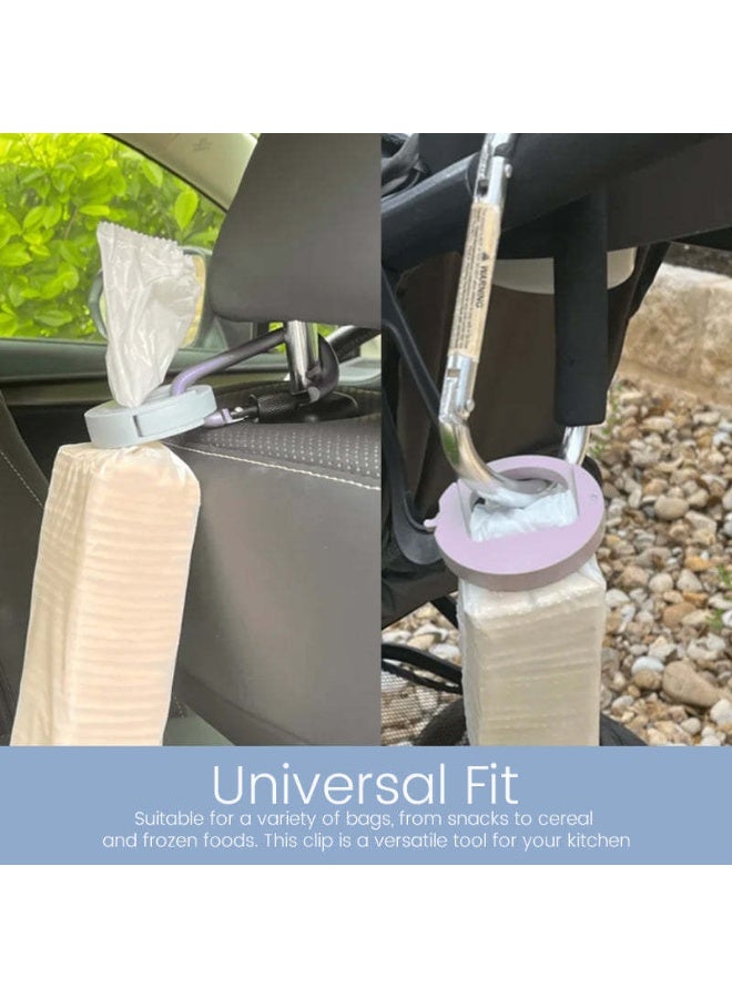 هومستر خزانات ختم لحفظ الأغذية مقاومة للالمد، ثلاث علب ختم منفصلة ثلاثية الألوان لوجبات خفيفة مأمونة في المنزل - Image 5