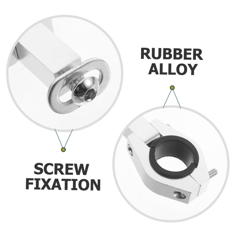 ATV Motorcycle Handlebar Hand Guard Mount Kit with Expansion Screws Durable Metal Construction - Image 4