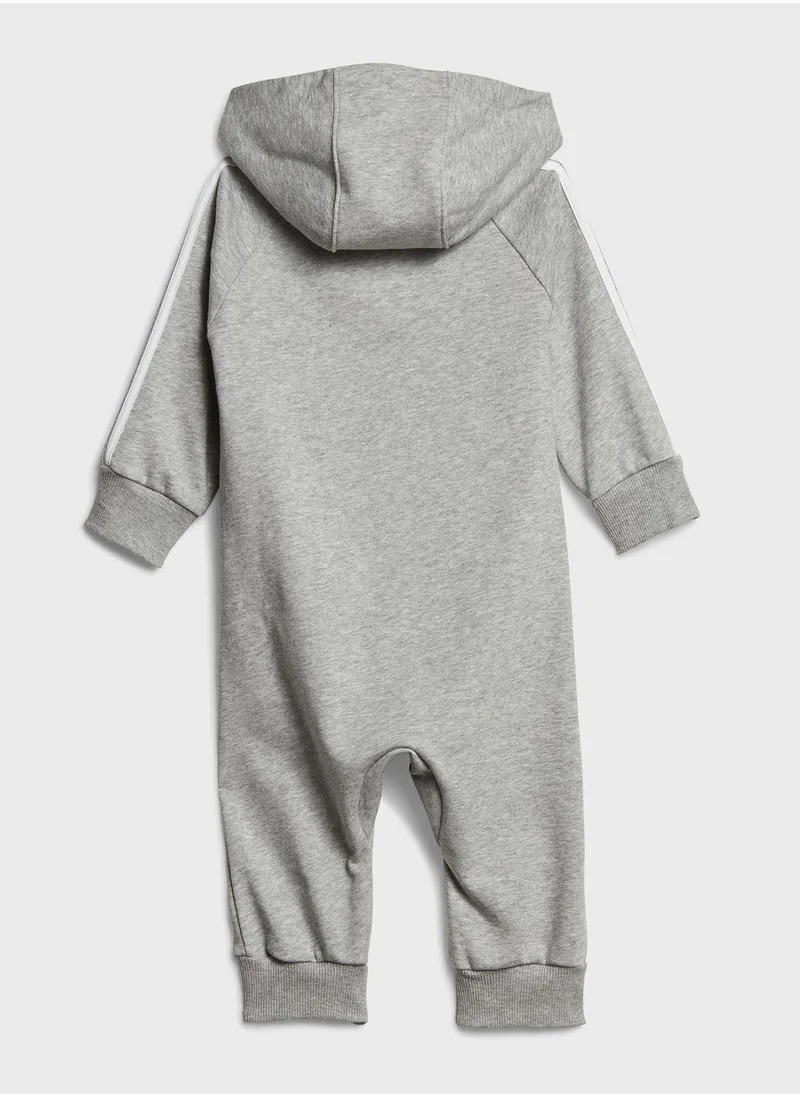 Adidas Kids 3 Stripes French Terry Bodysuit