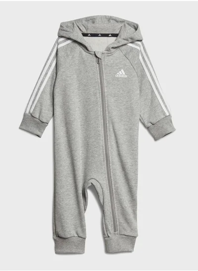 Adidas Kids 3 Stripes French Terry Bodysuit