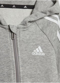 Adidas Kids 3 Stripes French Terry Bodysuit  - Image 3