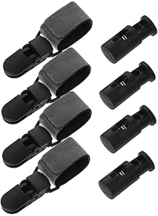 4 Piece Anti Wind Fasteners For Garden Flags Weather Resistant Outdoor Banner Clamp Set - Image 1