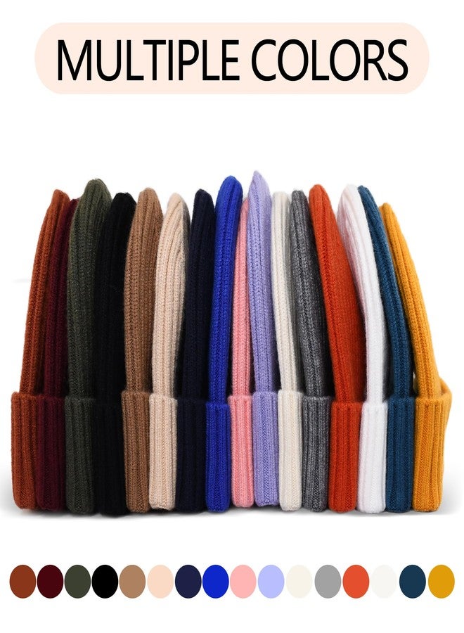 HiRui Knit Beanie for Men Women Kids, Winter Hats Warm Classic Daily Skull Caps (Black) - Image 2