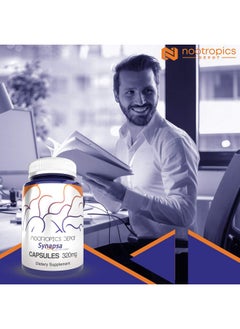 Nootropics Depot Synapsa Bacopa Monnieri Capsules ; 320Mg ; 60 Count ; Whole Plant Extract ; Ayurveda Supplement ; Adaptogen Herb ; Clinically Proven To Enhance Learning Memory And Mental Performance  - Image 3